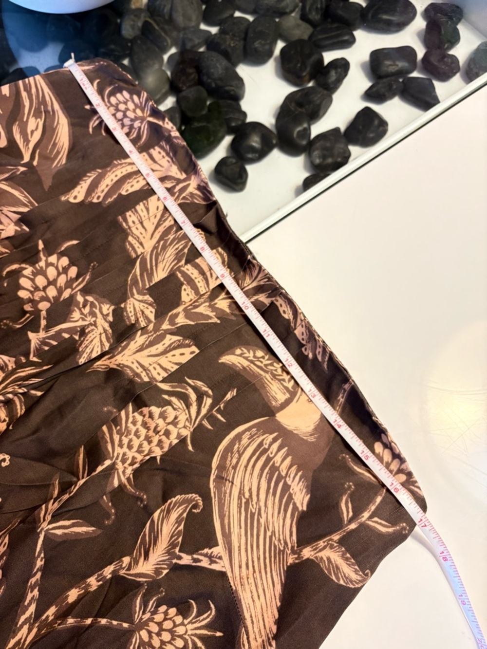 FARM Rio Brown Botanical-Print Wide Leg Pants - Picture 12 of 15